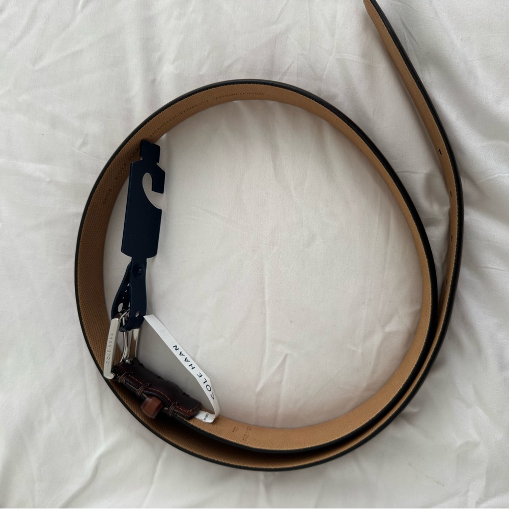 Cole Haan Brown Leather Belt